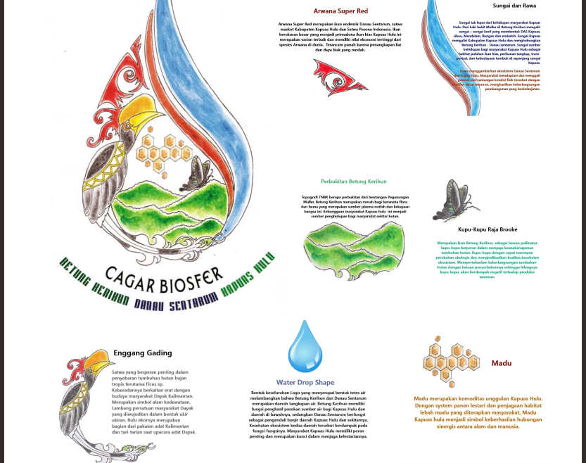 Pemenang Lomba Desain Logo Cagar Biosfer Betung Kerihun Danau Sentarum Kapuas Hulu