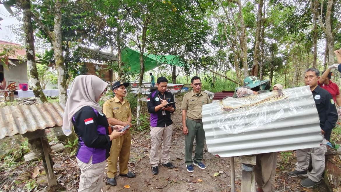 Lakukan Verifikasi, Kelompok Budidaya Lebah Kelulut Binaan Tana Bentarum Siap Menerima Nomor Kontrol Veterine